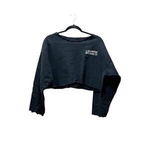 Lagunitas Brewing Co IPA Beer Pale Ale Cropped Pullover Sweatshirt Size Small
